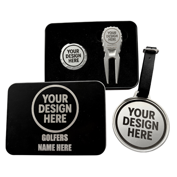 Custom Laser Engraved Golf Packages