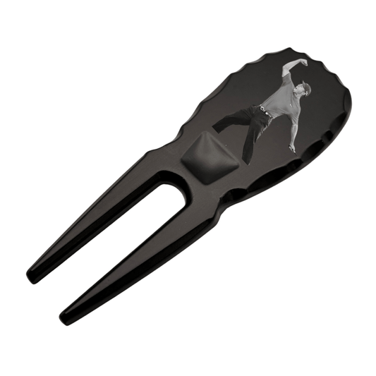 Personalised Photo & Logo Divot Tool featuring a custom engraved design, made from premium metal.