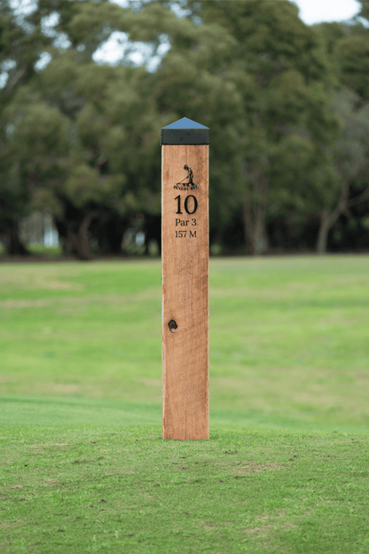 Iron Bark post Tee Signage