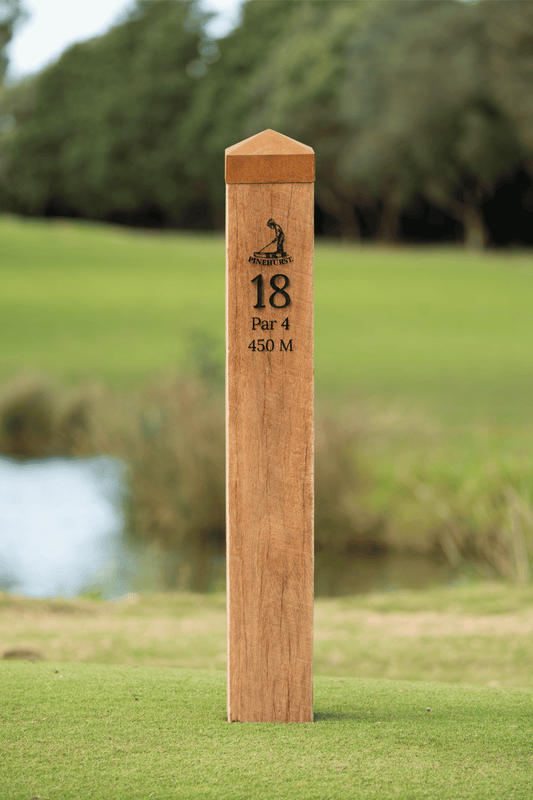 Iron Bark post Tee Signage