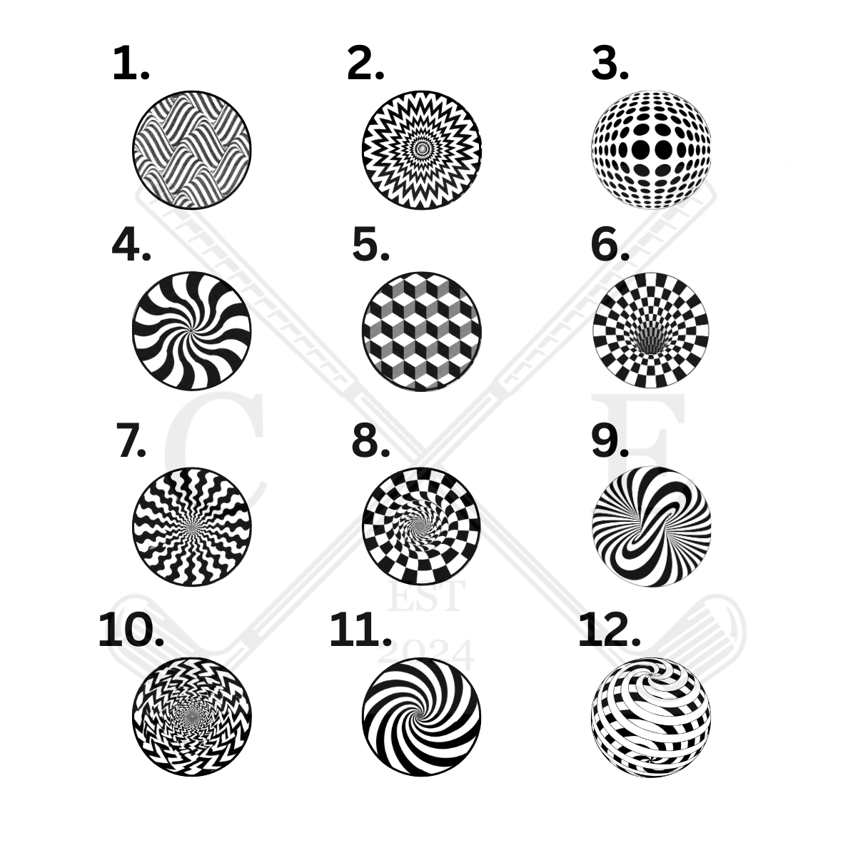 Optical Illusion Ball Marker