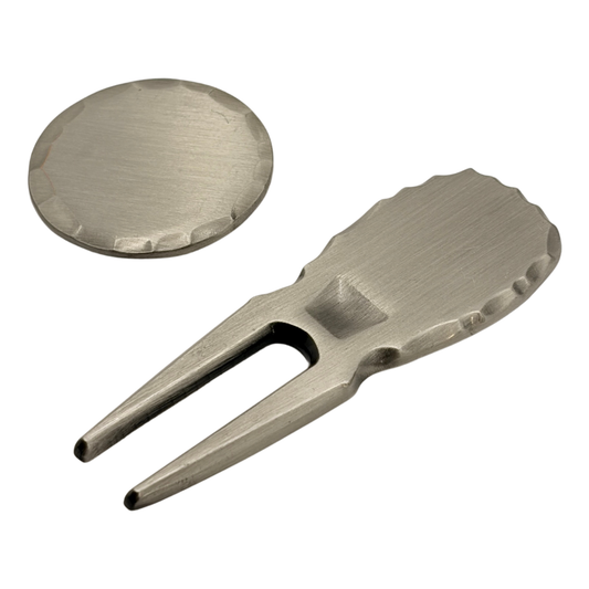 Custom Ball Marker & Divot Tool Set in chrome